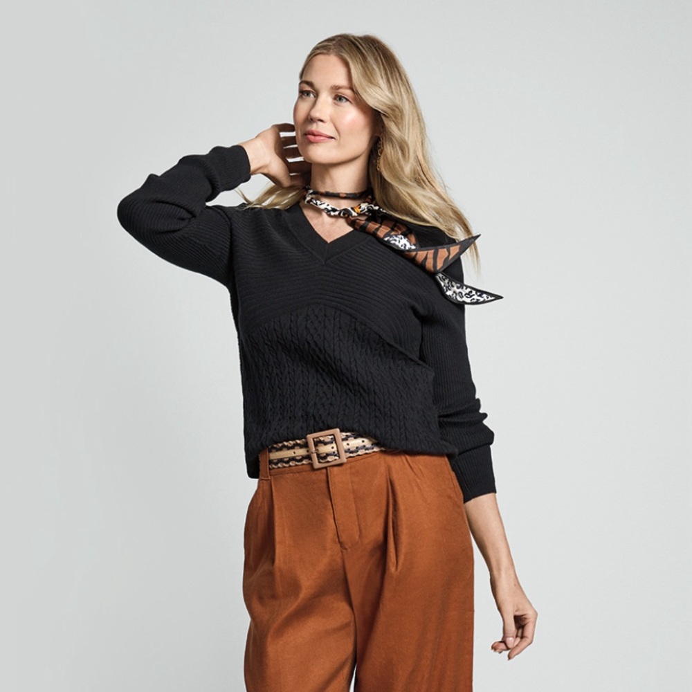 Cabi No Doubt lightweight pullover sweater M #6453